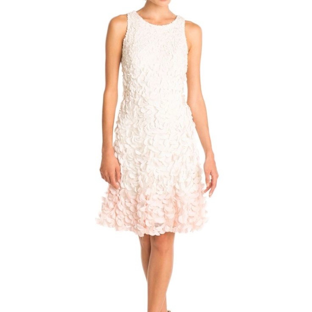 🚩ISO 🚩 Theia “Andrea” petal ombré short swing dress